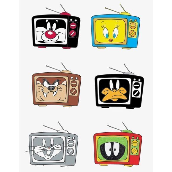 Loungefly Looney Tunes Character TV Blind Box Enamel Pin - Surprise! - Picture 4 of 7